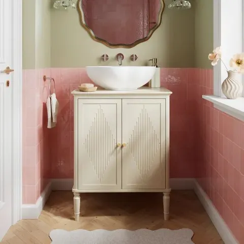 BOXED OTTILIE SINGLE VANITY UNIT (1 BOX)