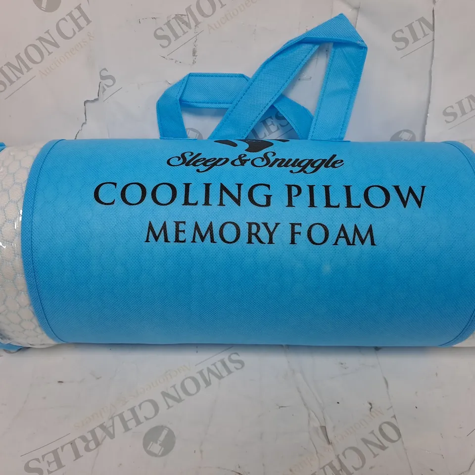 SLEEP AND SNUGGLE COOLING PILLOW - MEMORY FOAM 