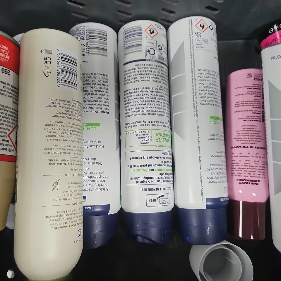 APPROXIMATELY 10 ASSORTED HOUSEHOLD ITEMS TO INCLUDE UPOL POWER CAN, NIVEA MEN, ETC - COLLECTION ONLY