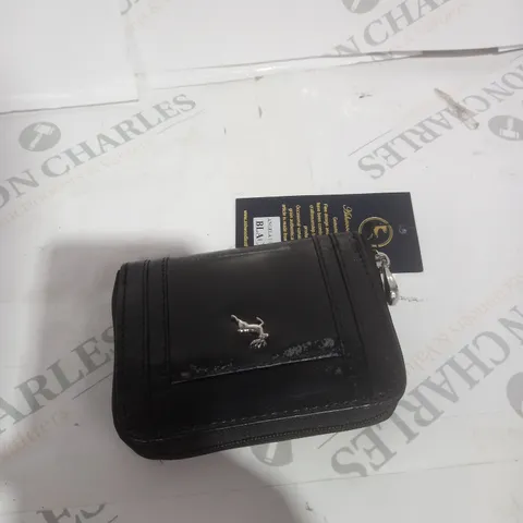 ASHWOOD LEATHER ANGELA RFID ZIP POCKET PURSE