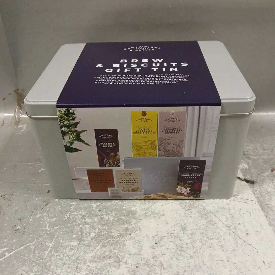 CARTRIGHT & BUTLER BREW & BISCUIT GIFT TIN