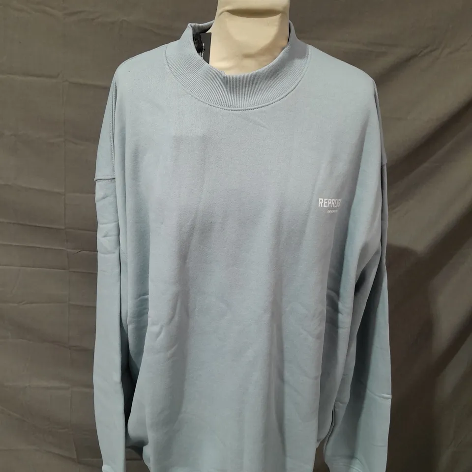 REPRESENT LIGHT BLUE OWNERS CLUB JUMPER - LARGE