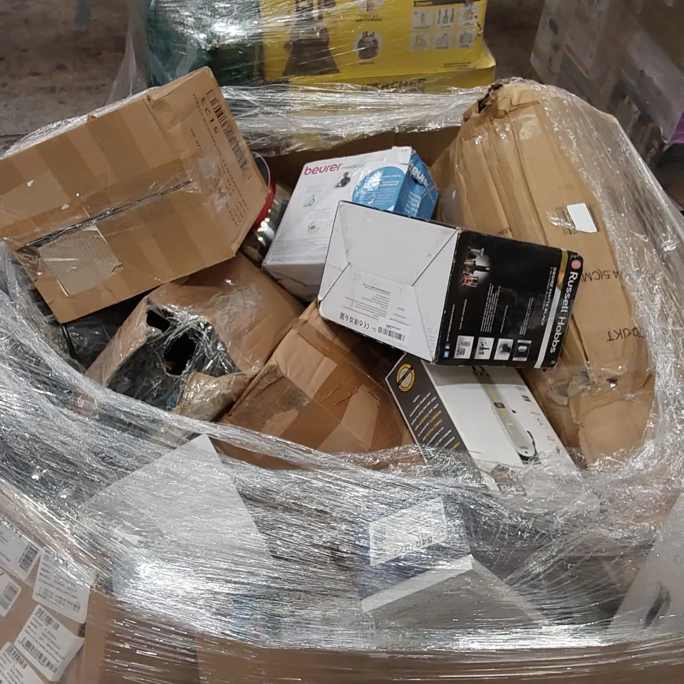 PALLET OF APPROXIMATELY 27 UNPROCESSED RAW RETURN HOUSEHOLD AND ELECTRICAL GOODS TO INCLUDE;