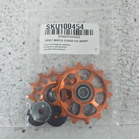 SUPERSTAR JOCKEY WHEELS 1214AXS STD ORANGE