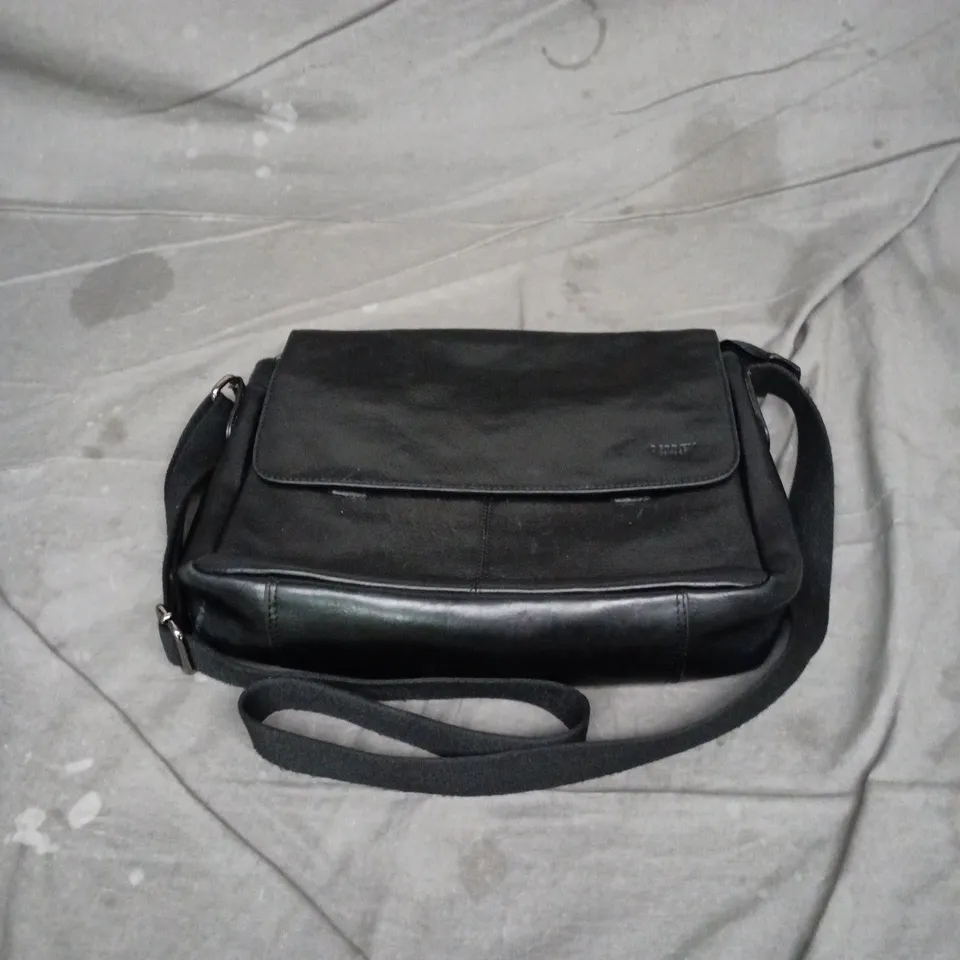 OSPREY LONDON LEATHER CROSSBODY BAG – BLACK