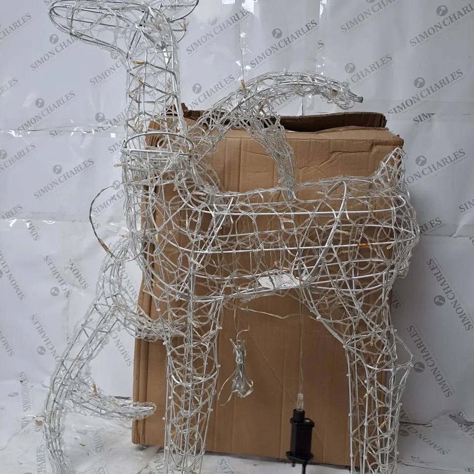 FESTIVE INDOOR/OUTDOOR PRE LIT RAINDEER 