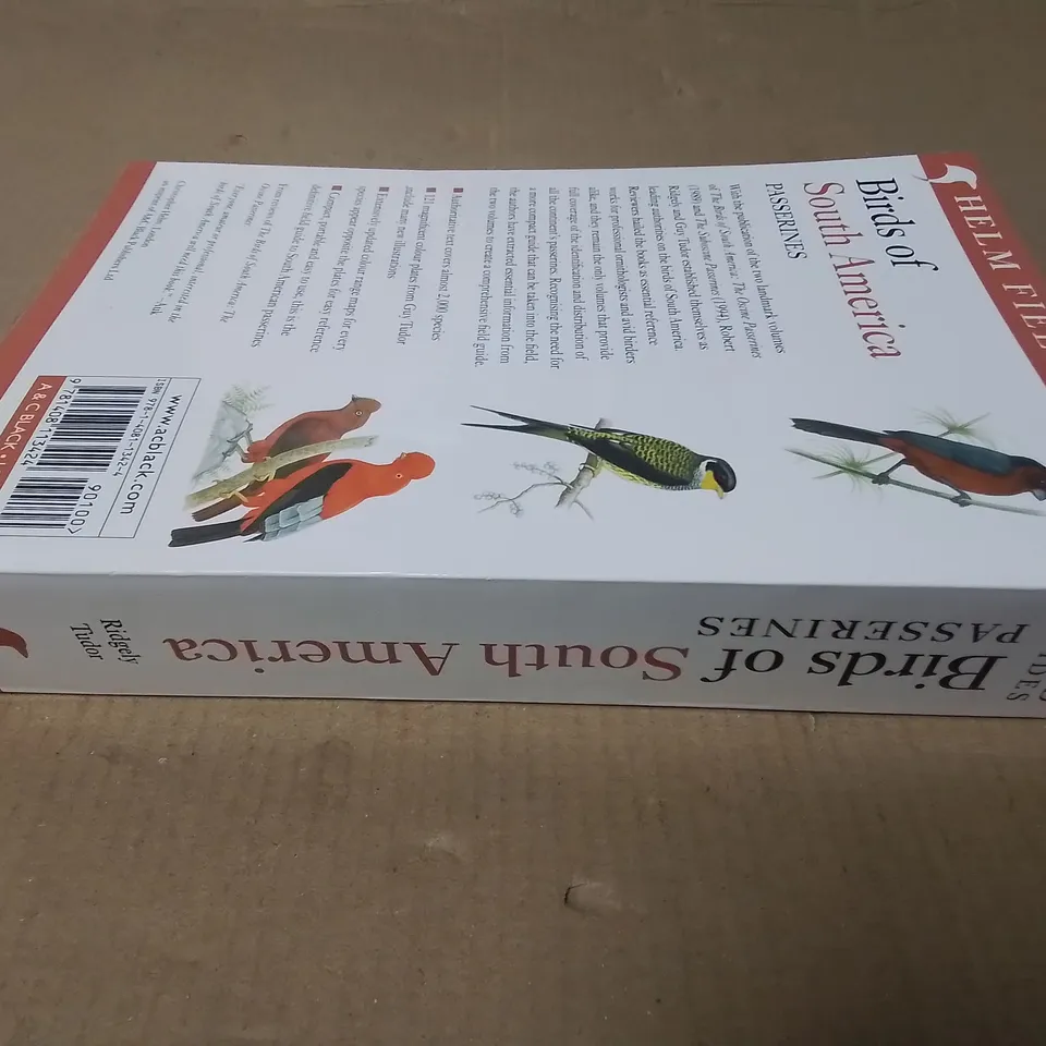 HELM FIELD GUIDES BIRDS OF SOUTH AMERICA PASSERINES