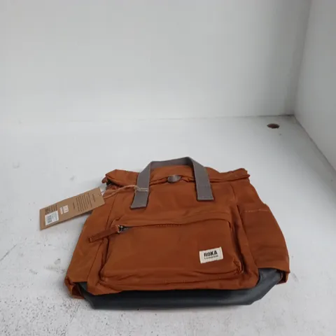 ROKA LONDON RECYCLED BACKPACK – ORANGE 