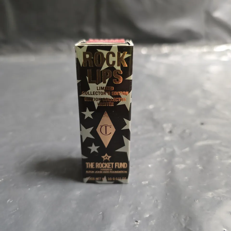 CHARLOTTE TILBURY ROCK LIPS LIPSTICK – LIMITED COLLECTOR’S EDITION ROCKET GIRL 3.5G