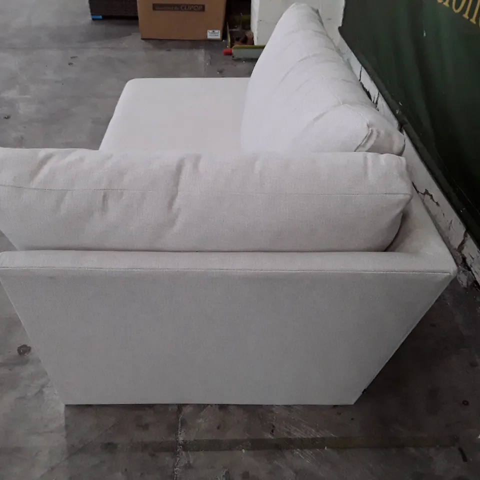QUALITY DESIGNER RHF CHAISE SECTION - LIGHT GREY FABRIC 