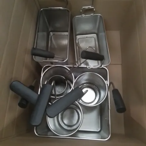 DESCO PASTA COOKER BASKETS - GN 2/3 WITH TWO HANDLES