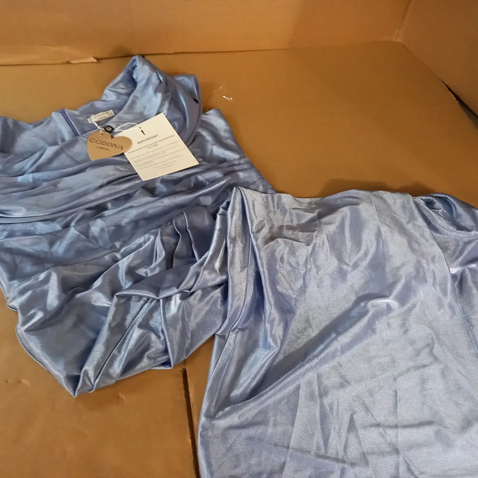 GODDIVA LIGHT BLUE DRESS - UK 16