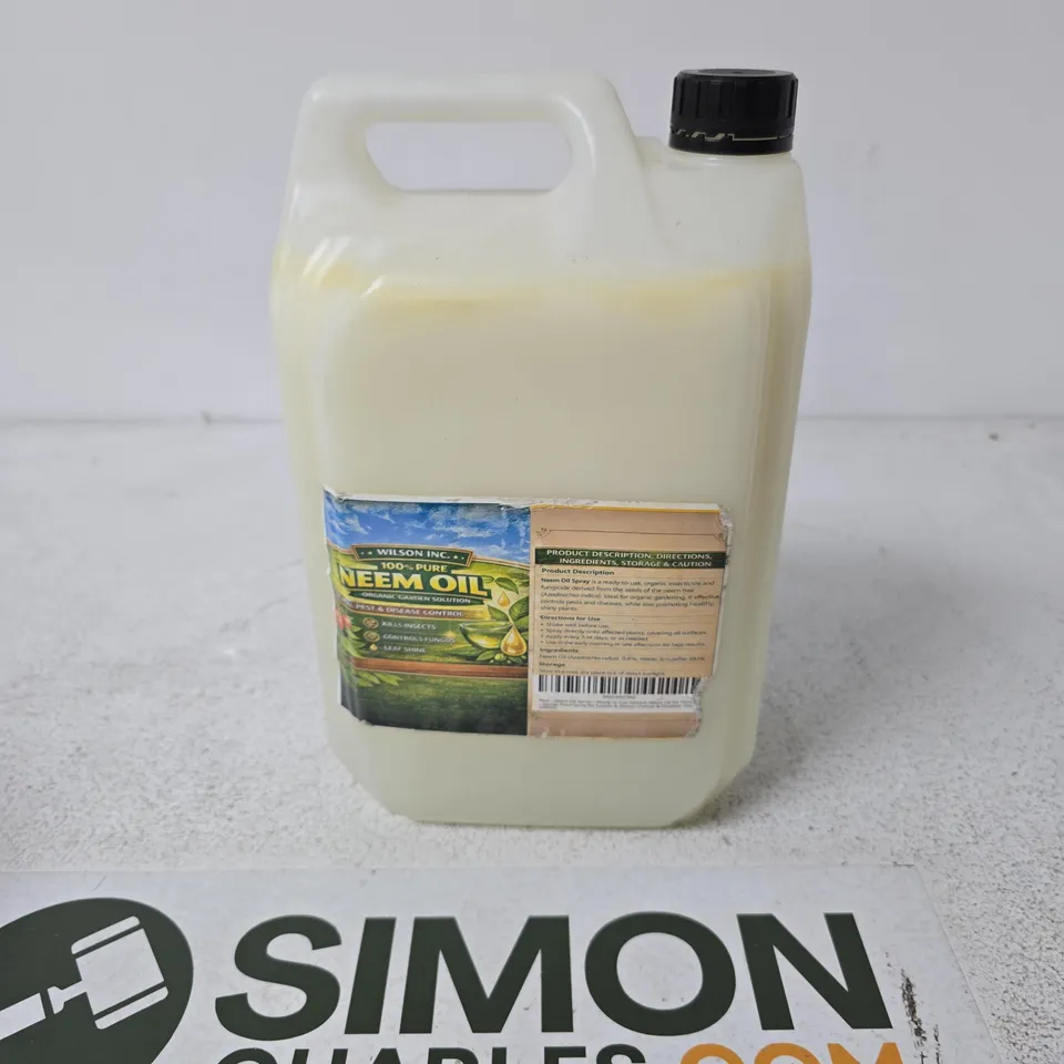 NEEM OIL – 100% PURE GARDEN NEEM OIL, PLASTIC CONTAINER
