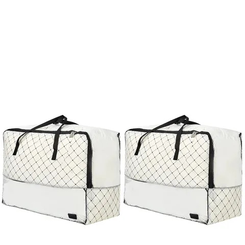 PERIEA SET OF 2 COLLAPSIBLE PRINTED STORAGE BAGS  