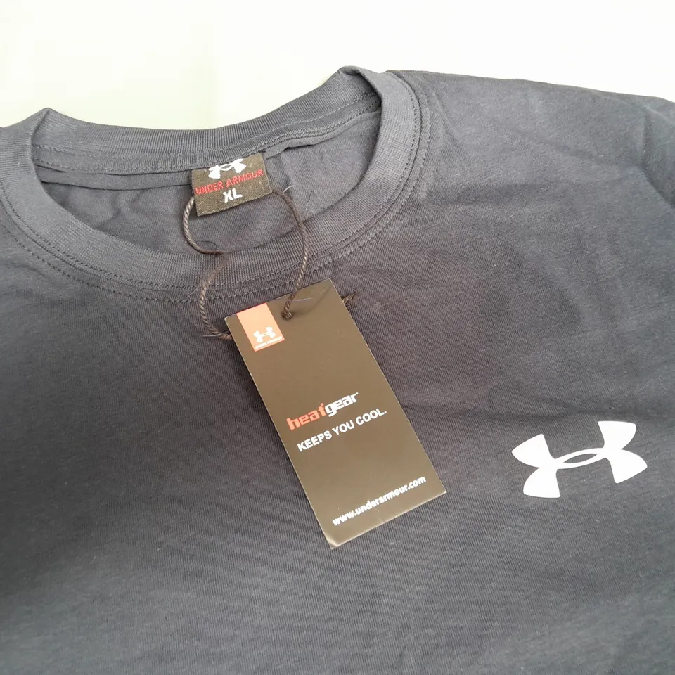 UNDER ARMOUR NAVY CREW T-SHIRT - XL