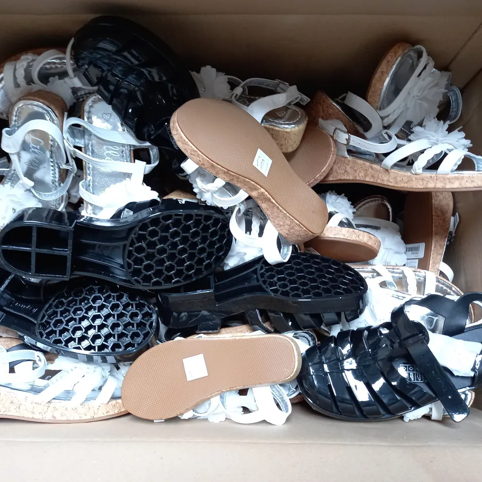 APPROXIMATELY 15 ASSORTED KIDS PAIRS OF SHOES IN VARIOUS COLOURS, STYLES, AND SIZES