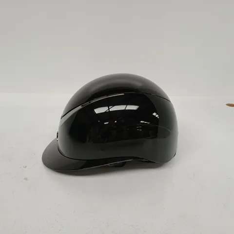 KARBEN ELLIPSE ALINA RIDING HAT HIGH GLOSS BLACK/GUNMETAL 52-54 CM BOXED