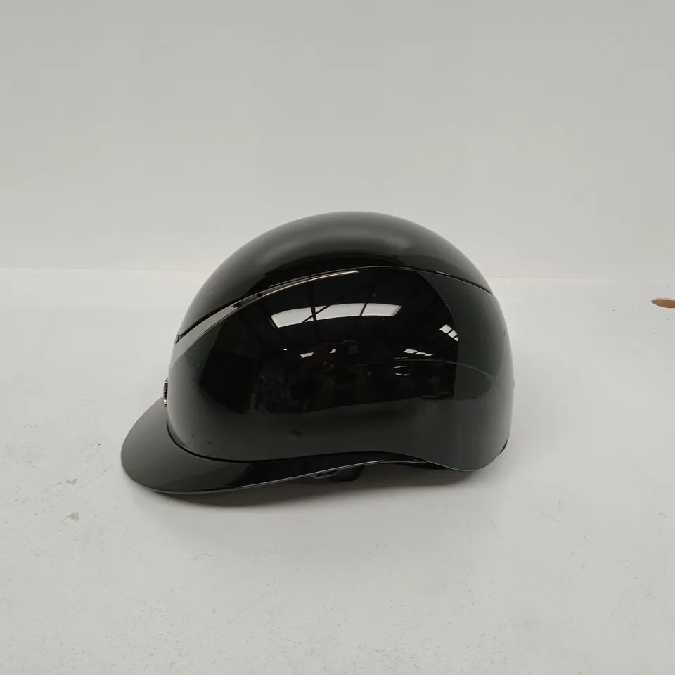 KARBEN ELLIPSE ALINA RIDING HAT HIGH GLOSS BLACK/GUNMETAL 52-54 CM BOXED