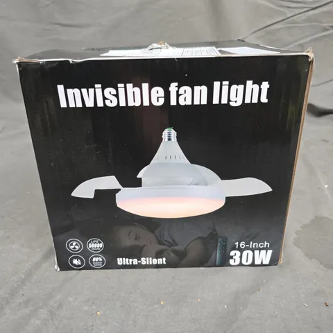 BOXED 30" INVISIBLE FAN LIGHT
