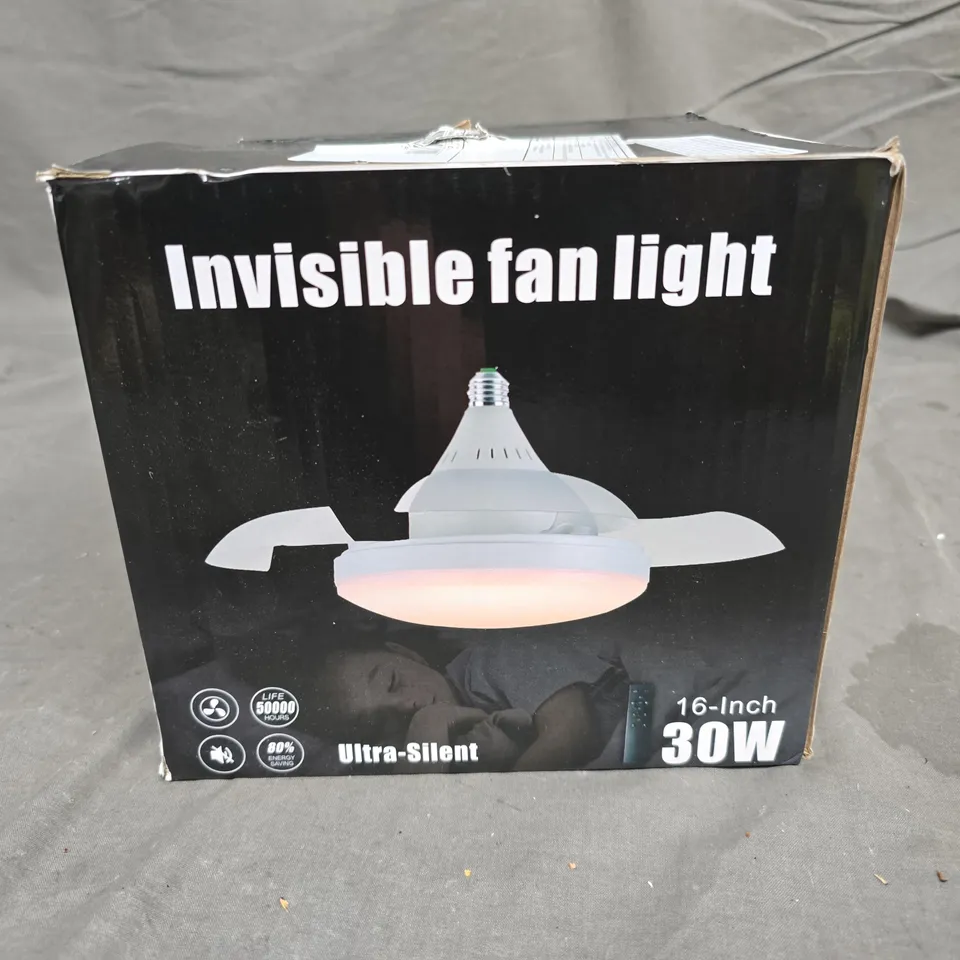 BOXED 30" INVISIBLE FAN LIGHT