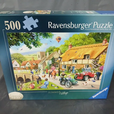 RAVENSBURGER 500-PIECE PUZZLE – SUMMER VILLAGE