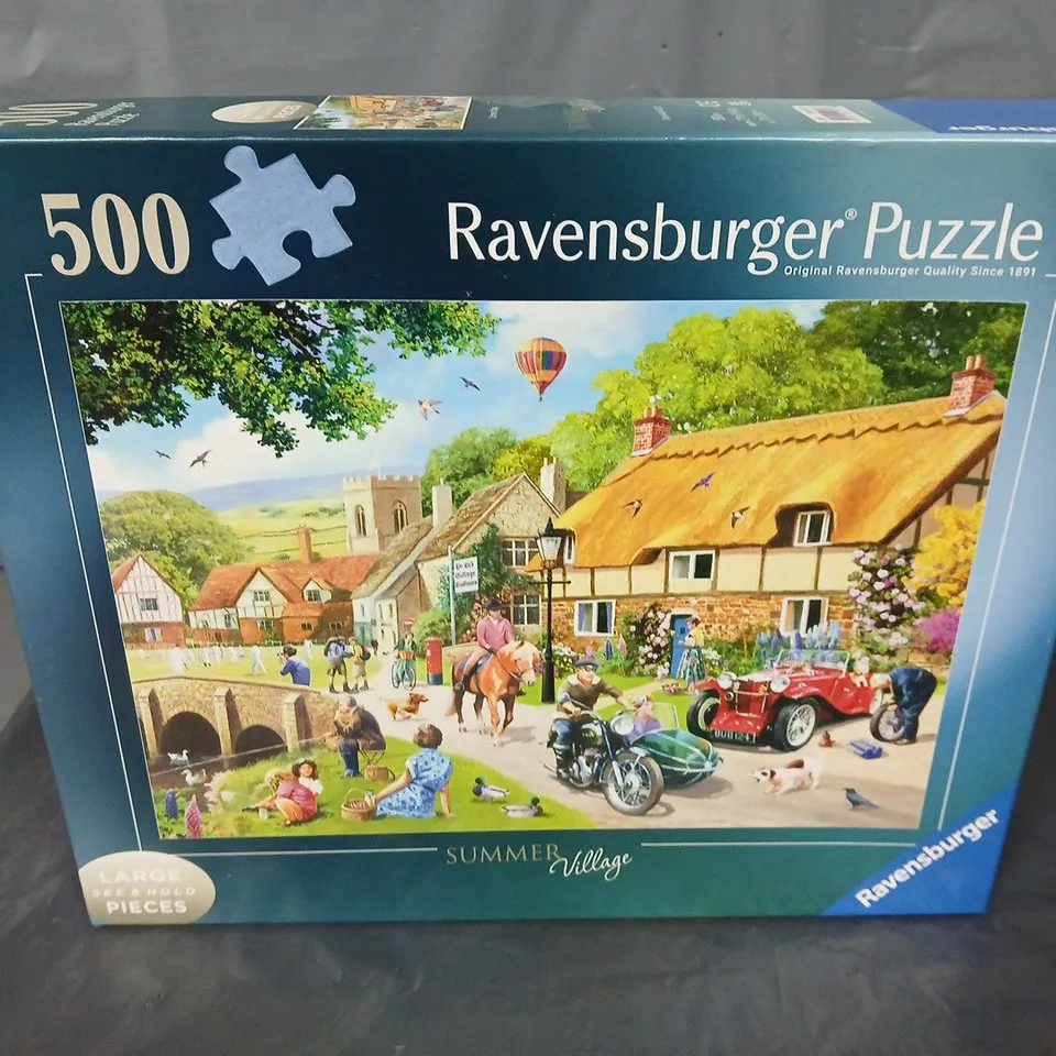 RAVENSBURGER 500-PIECE PUZZLE – SUMMER VILLAGE