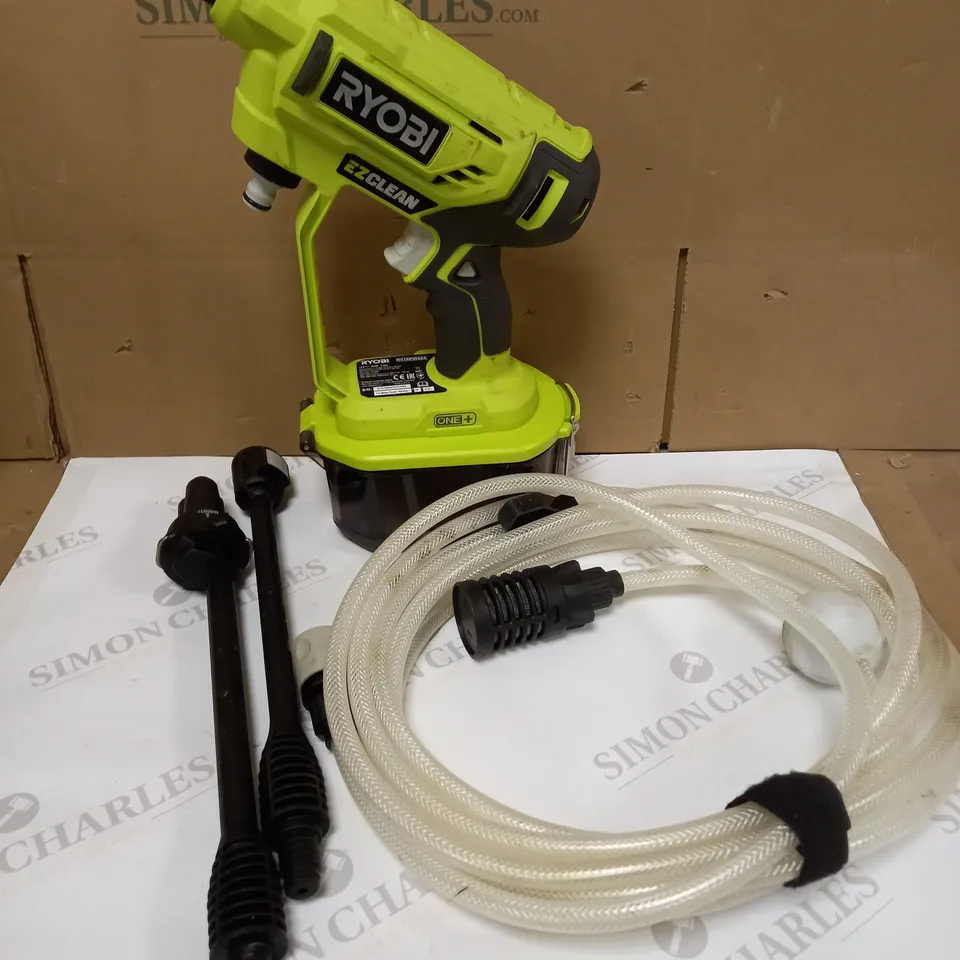RYOBI 18V ONE+ CORDLESS 18V POWER WASHER 