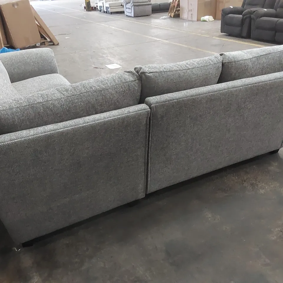 DURY CHUNKY WEAVE STANDARD BACK CORNER GROUP SOFA RRP £1349