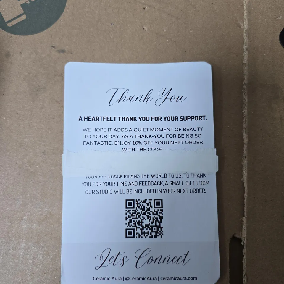 CERAMIC AURA TISSUE HOLDER 