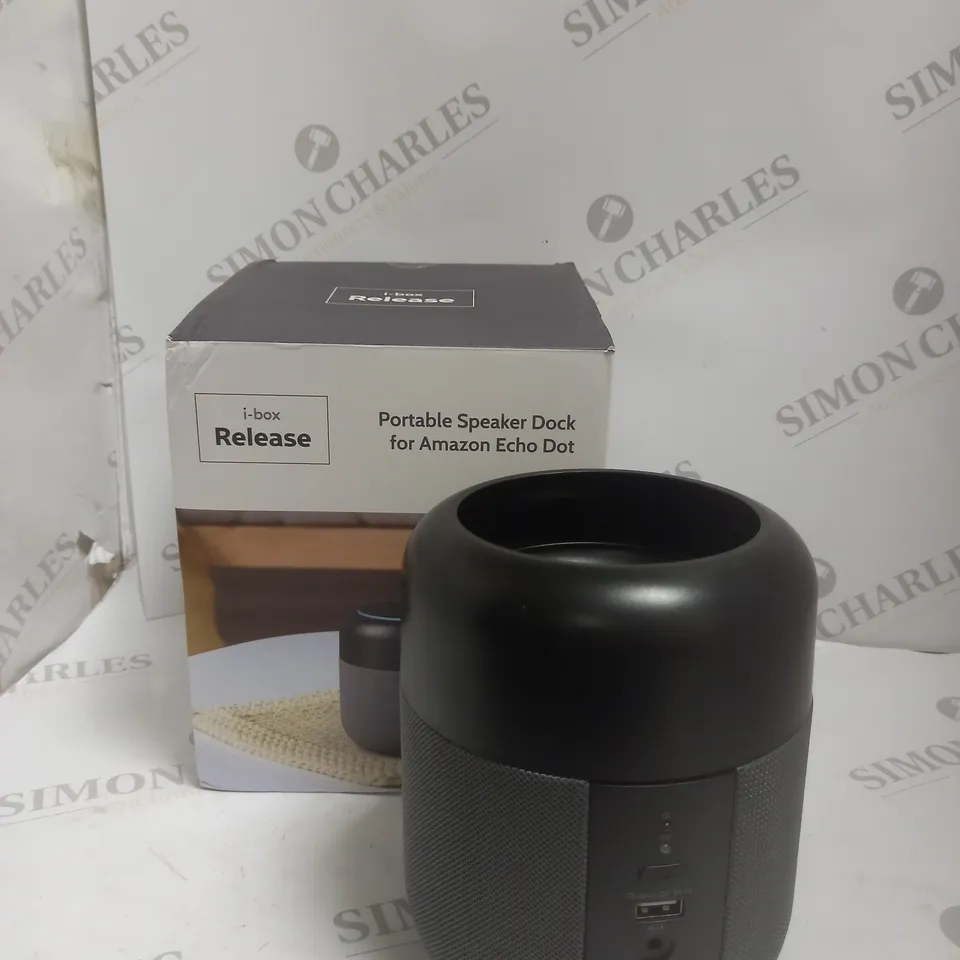 IBOX RELEASE PORTABLE SPEAKER DOCK FOR AMAZON ECHO DOT 