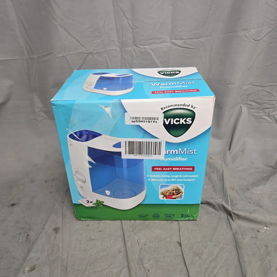 VICKS WARMMIST HUMIDIFIER – BOXED