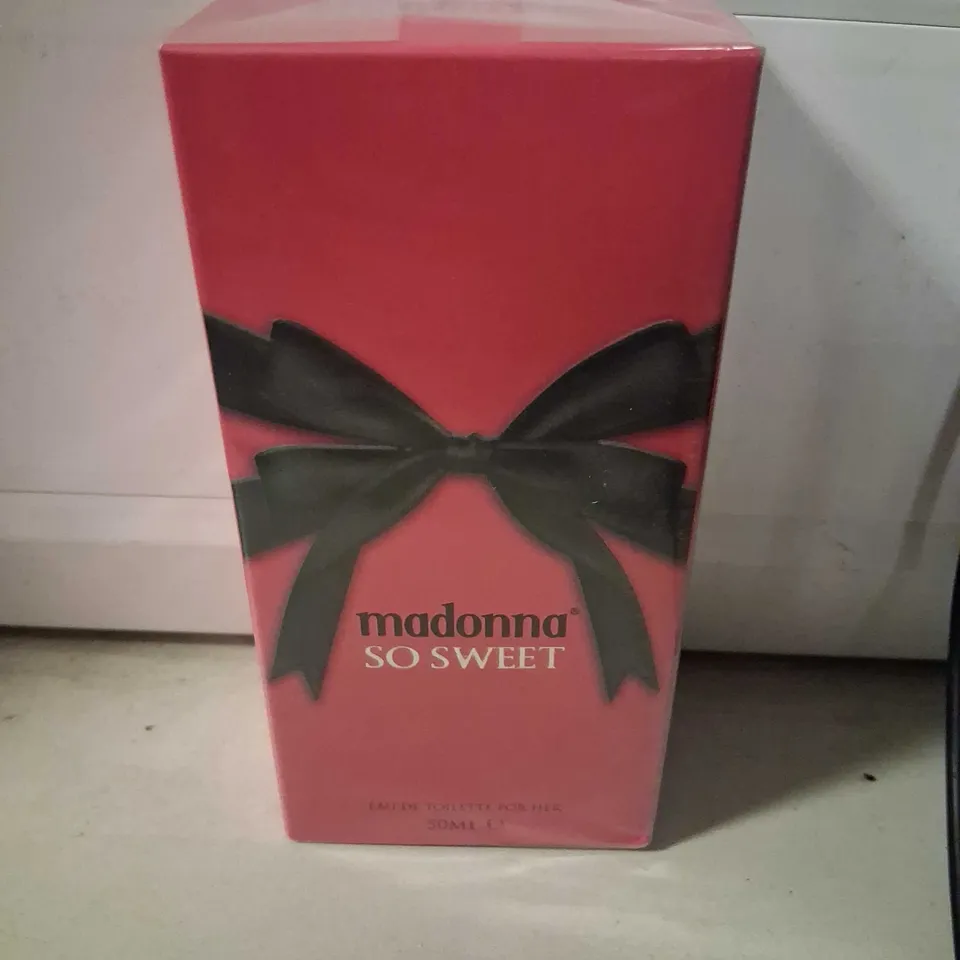 BOXED AND SEALED MADONNA SO SWEET EAU DE TOILETTE FOR HER 50ML