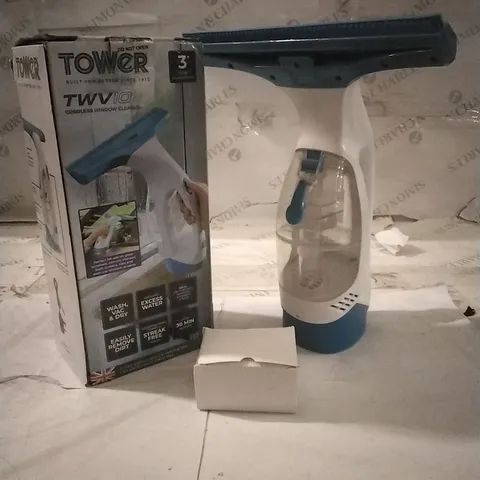 BOXED TOWER TWV10 CORDLESS WINDOW CLEANER 