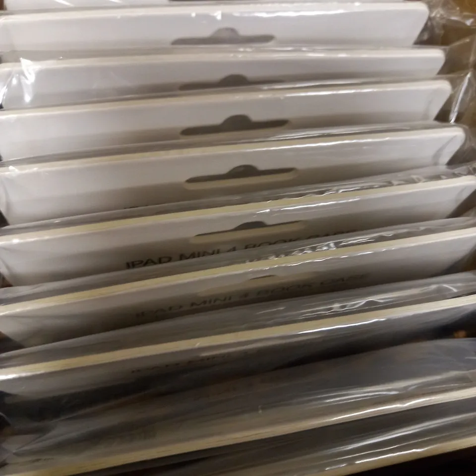 LOT OF APPROX 10 HAPPY PLUGS IPAD MINI 4 BOOK CASES - LEOPARD 