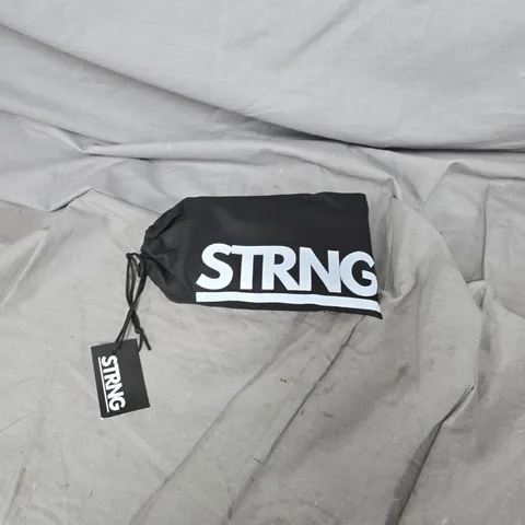 BOX OF APPROXIMATELY 200 RESISTANCE BANDS. STRONG BRANDED, WITH POUCHES