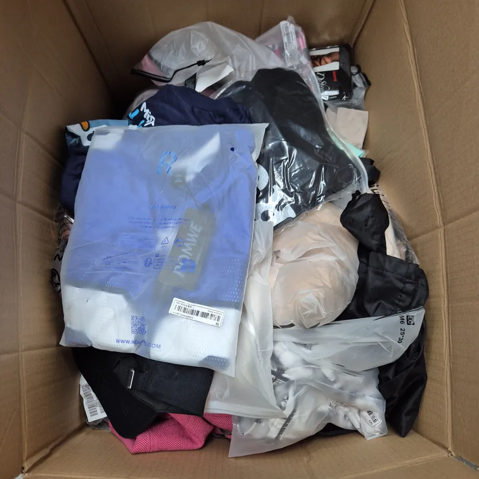 APPROXIMATELY 25 ASSORTED CLOTHING AND FASHION PRODUCTS IN VARIOUS STYLES AND SIZES - COLLECTION ONLY