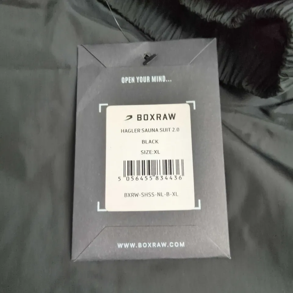BOXRAW HAGLER SAUNA SUIT 2.0 – BLACK – XL (JACKET & PANTS)