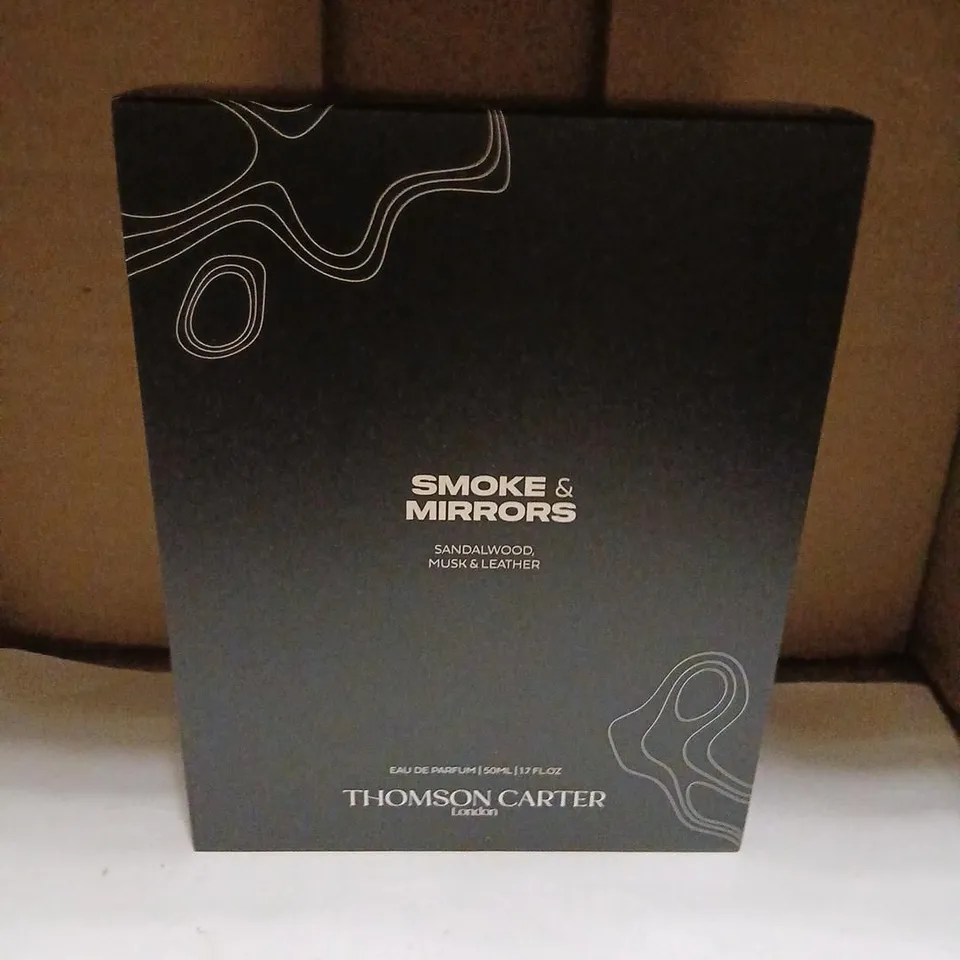 BOXED THOMPSON CARTER LONDON SMOKE AND MIRRORS EAU DE PARFUM 50ML
