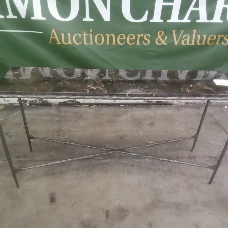 MARBLE CONSOLE TABLE