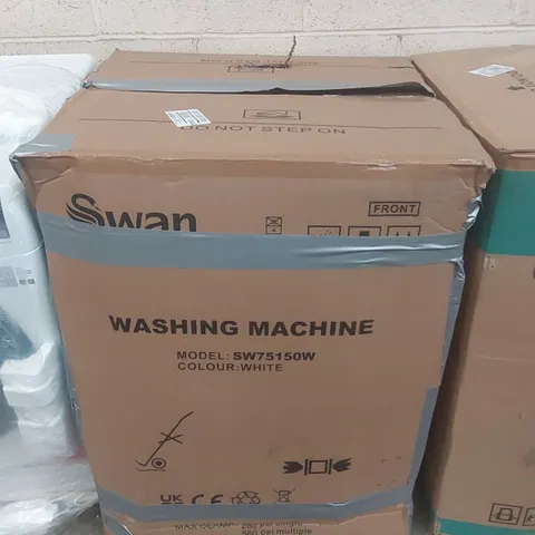 BOXED SWAN SW7510W 9KG 1400RPM WASHING MACHINE - WHITE