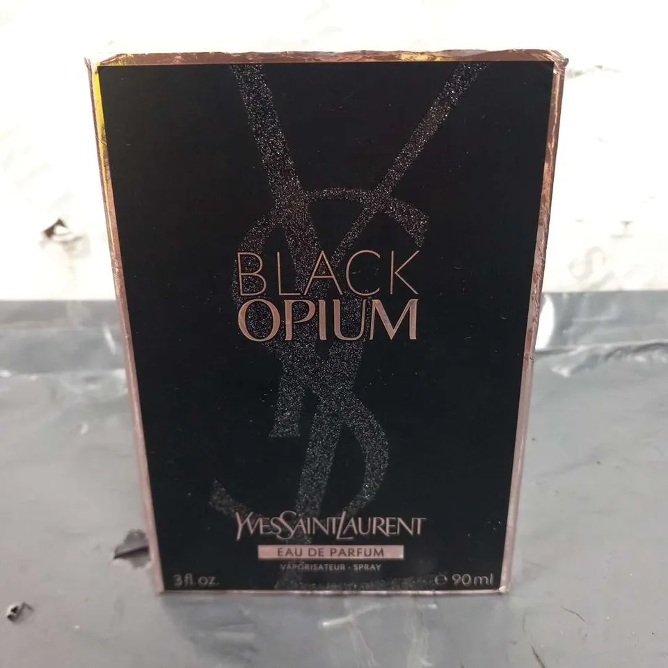 BOXED  YVES SAINT LAURENT BLACK OPIUM EAU DE PARFUM 90ML