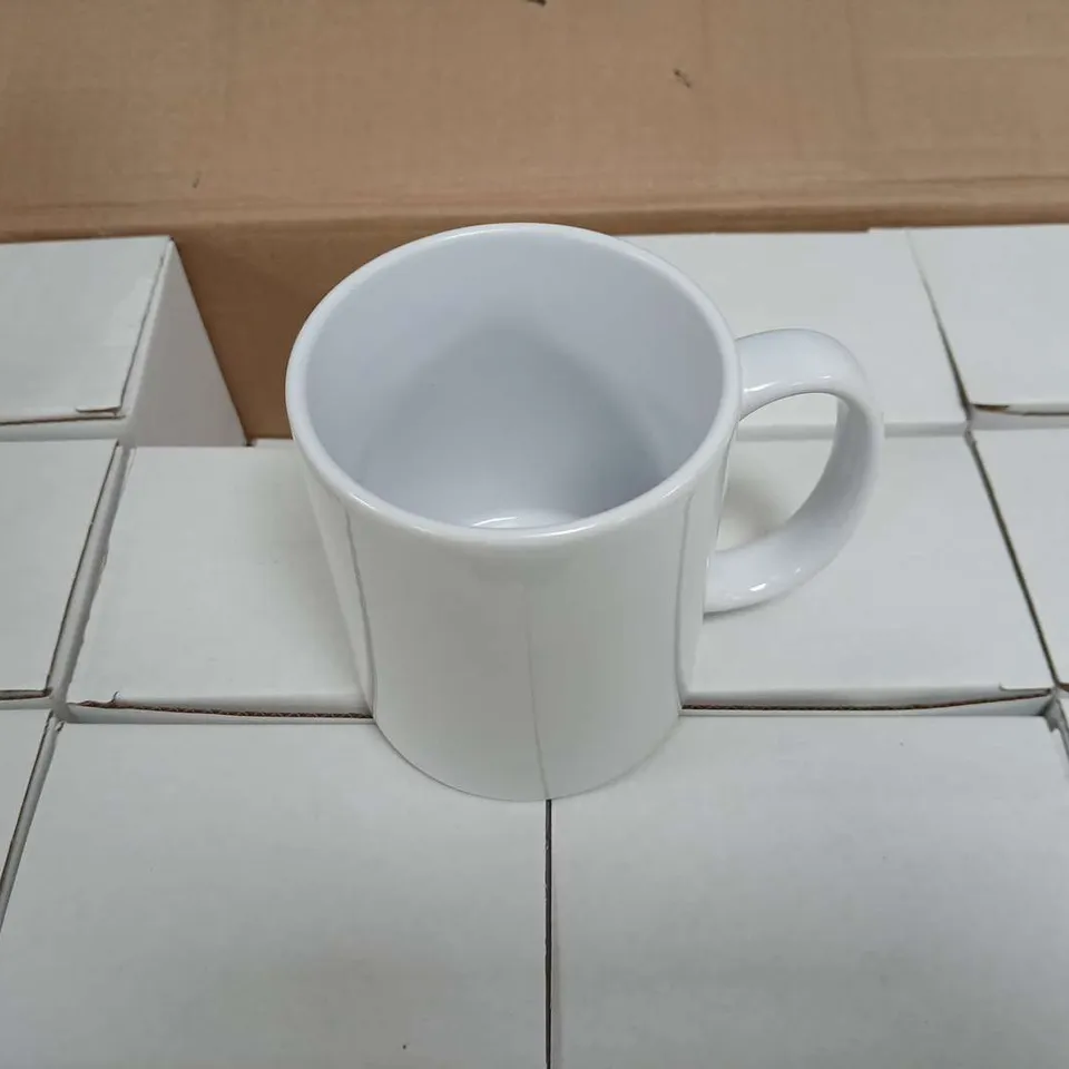 LOT OF 24 BOXED WHITE MUGS