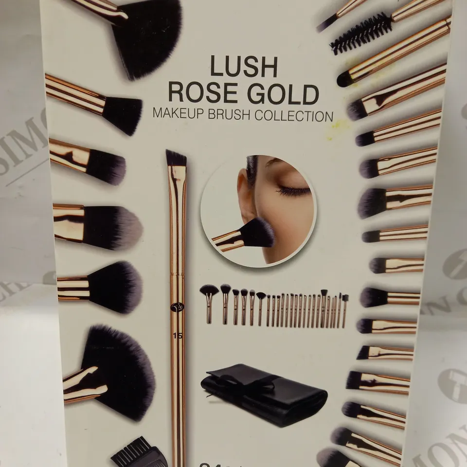 RIO LUSH ROSE GOLD MAKEUP BRUSH COLLECTION