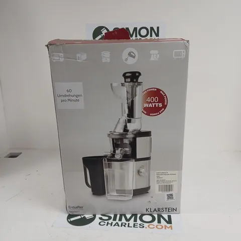 KLARSTEIN SLOW JUICER β 400W, BOXED