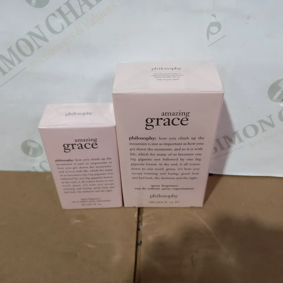 BOXED AMAZING GRACE PHILOSOPHY FRAGRANCE GIFT SET
