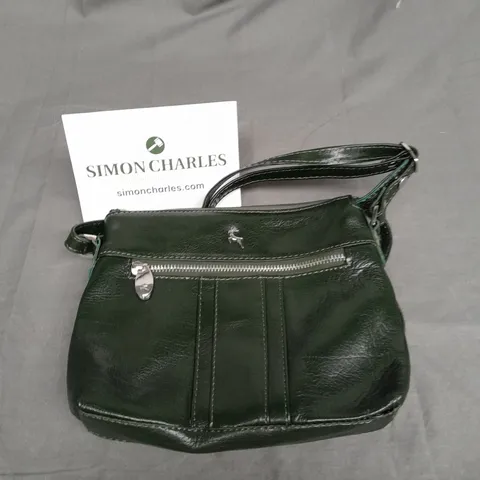 ASHWOOD ANGELA MEDIUM LEATHER CROSSBODY BAG IN GREEN