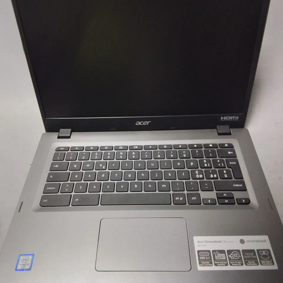 UNBOXED ACER CHROMEBOOK CPS-471 INTEL I3 LAPTOP
