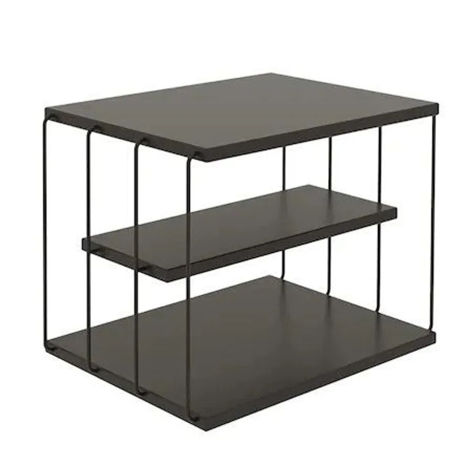 BOXED DEBUSSY SIDE TABLE WITH STORAGE 