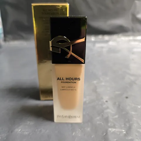 YVES SAINT LAURENT ALL HOURS FOUNDATION SHADE MN10 25ML