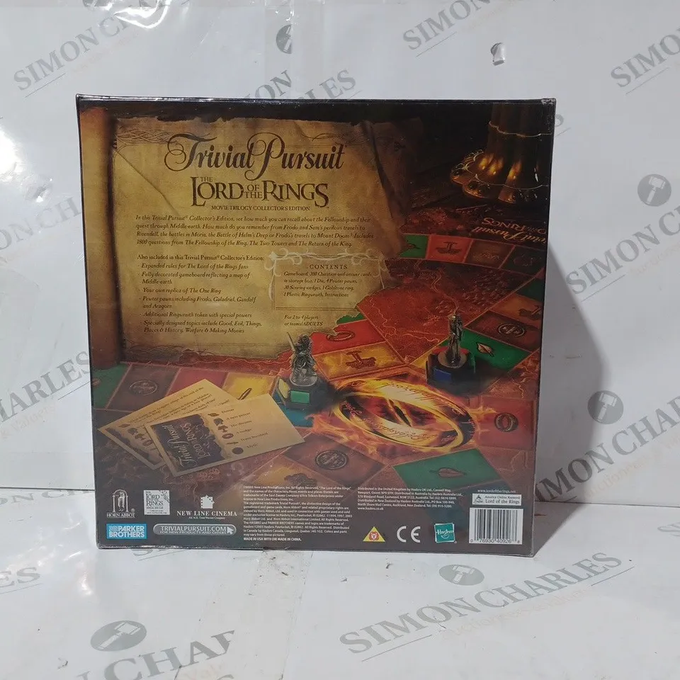 BOXED TRIVIAL PURSUIT COLLECTOR'S EDITION - THE LORD OF THE RINGS MOVIE TRILOGY